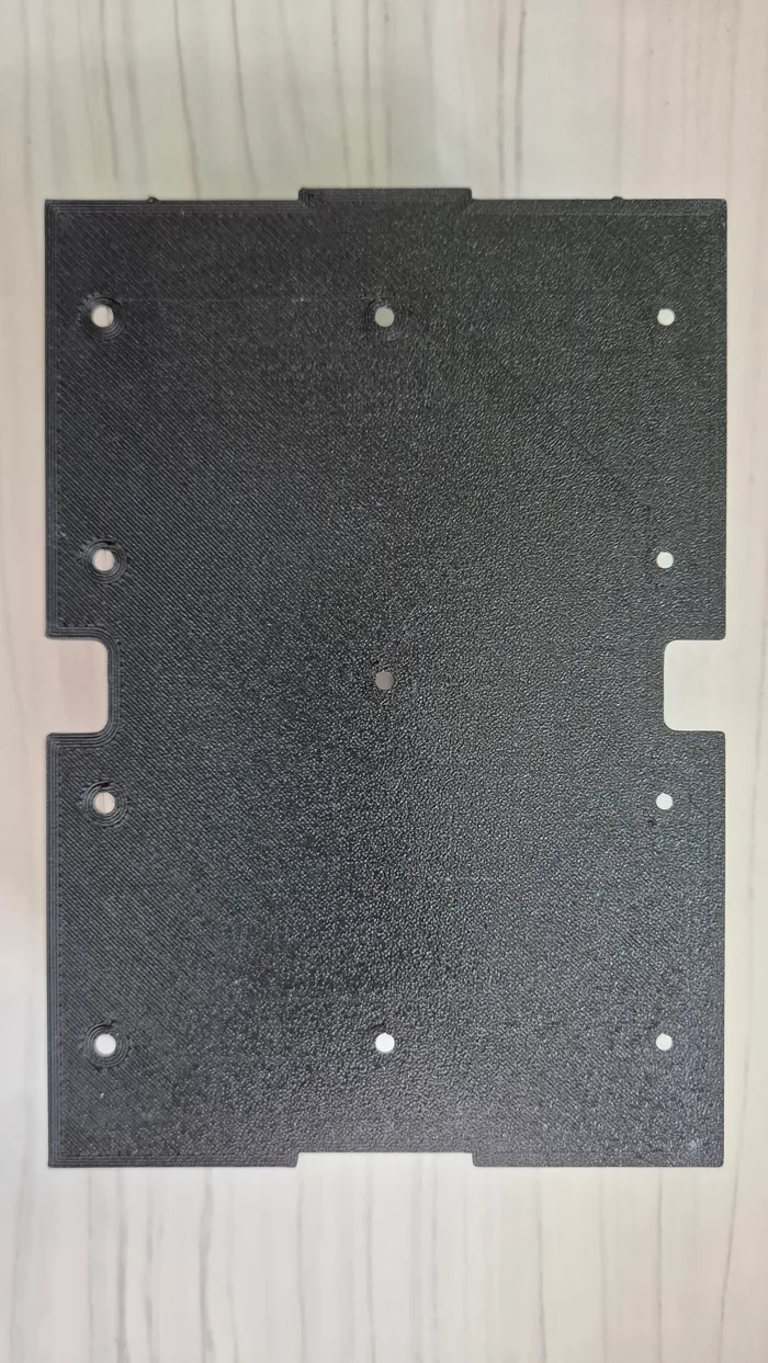 The support piece at the base of a column, bearing the weight of the modules above.
