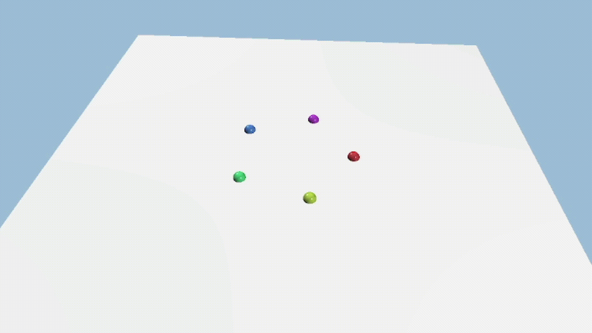 Particle forces demo